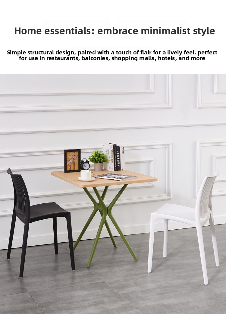 Dining Chairs,Modern Dining Chairs,Cheap Dining Chairs EaseNeat Colorful Portable and Durable Plastic Dining Chairs with Backrest and Stackable Feature