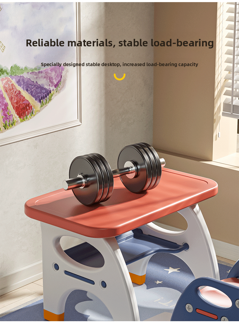 Baby Plastic Table and Chair,Best Dining Table Set,Small Table and Chair Set EaseNeat Ergonomic Children Learning Table and Chair Set Plastic Small Easy to Install