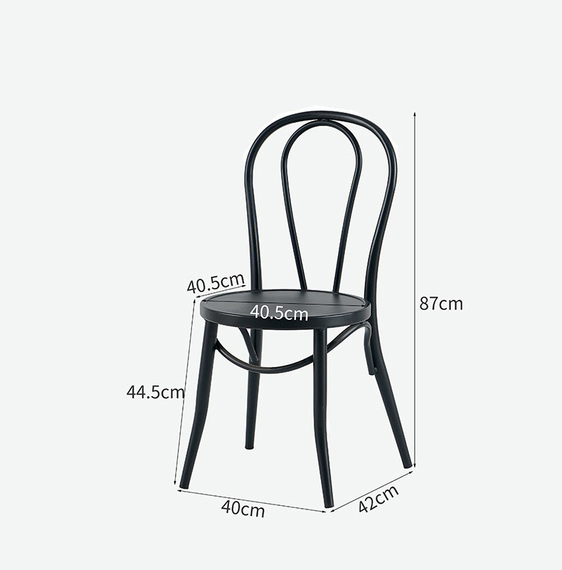 Metal Dining Chairs,Metal Kitchen Chairs,Metal Outdoor Dining Chairs Manufacturer Living Room Furniture Sillas Retro Style Backrest Metal Dining Chairs