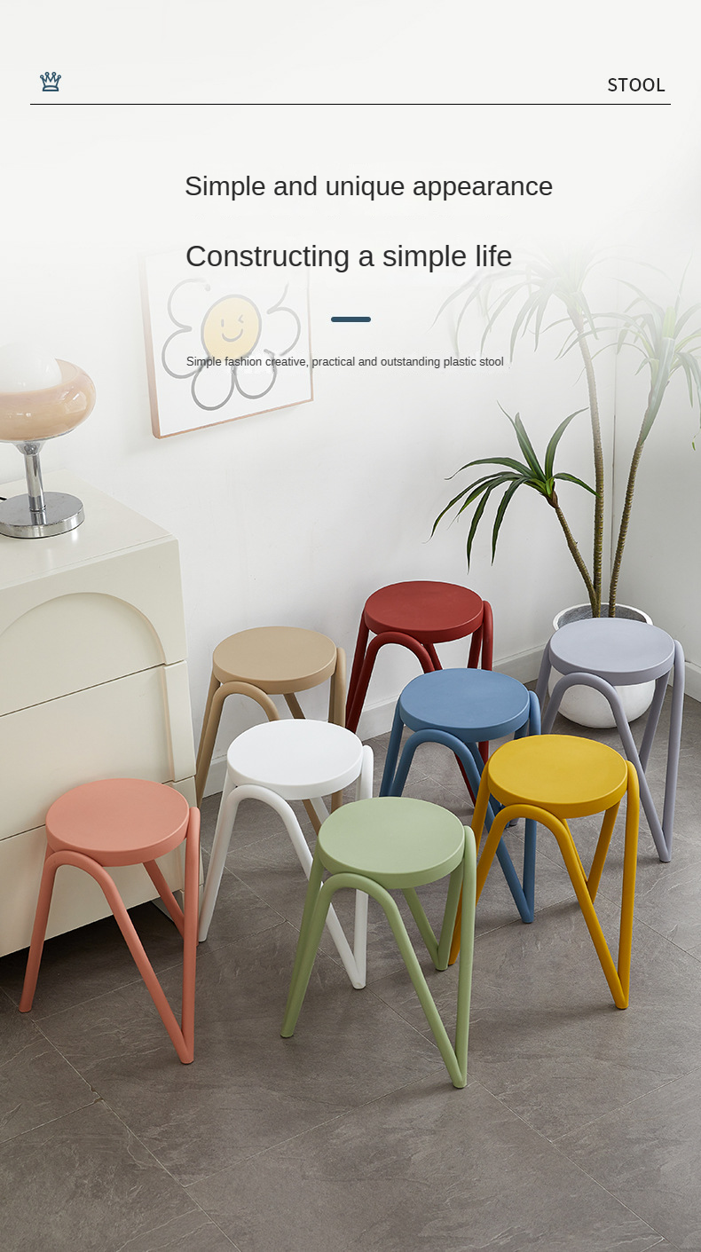 Plastic Stool , PP Plastic Stool , Small PP Plastic Stool