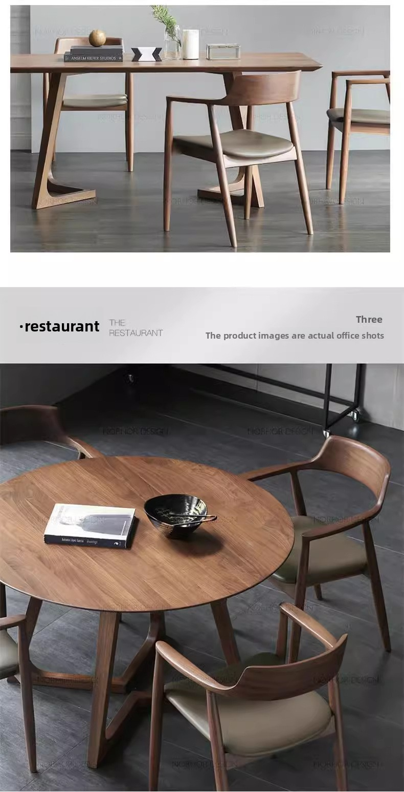 Wood Dining Chairs,Natural Wood Dining Chairs,Grey Wood Dining Chairs EaseNeat Nordic Modern Design Solid Wood Dining Chairs Hotel Kitchen Living Room Furniture Back Comfortable