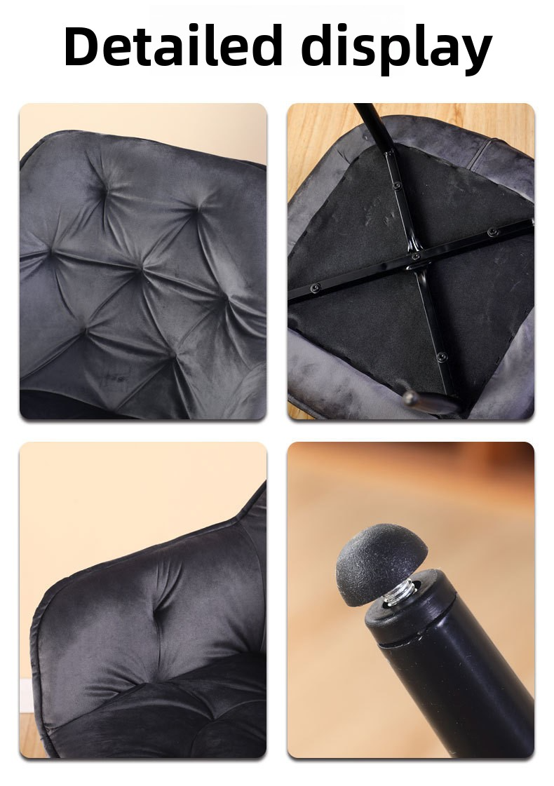 Velvet Dining Chairs,Velvet Upholstered Dining Chairs,Velvet Dining Room Chairs Wholesale Grey Velvet Dining Chairs with Modern Design and Comfortable Armrests