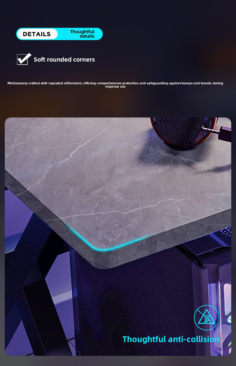 Gaming Table,Outdoor Game Table,Best Multi Game Table Supplier Simple Structure Black Carbon Fiber Gaming Table Suitable for Hotel Computer Games Use