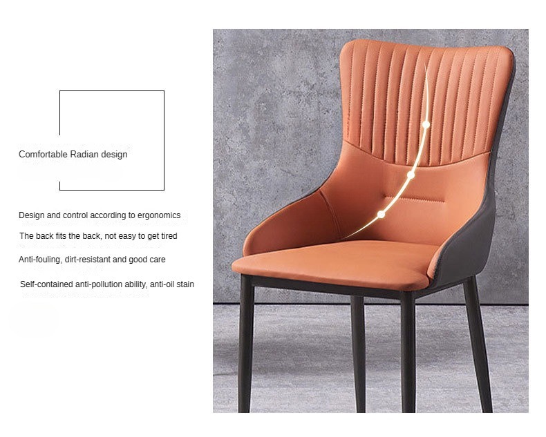 Hotel Chairs , Negotiation Hotel Chairs , Wholesale Negotiation Hotel Chairs,Supplier Contemporary PU Leather Dining Chair Nordic Design for Apartment Living Room Banquet Hall Hotel Lobby Furniture