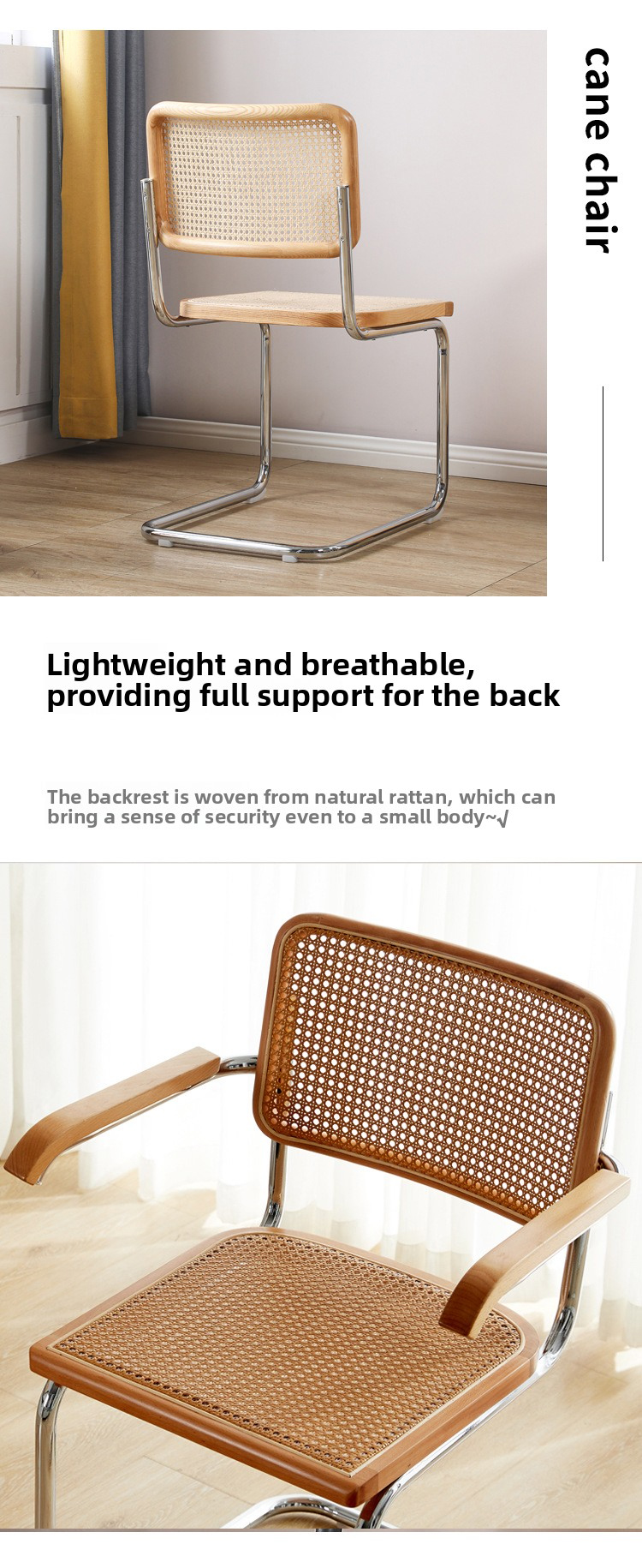 Dining Chair,Leather Dining Chairs With Arms,Leather Cushion Dining Chair Supplier French Mid Century High Back Dining Chair Arch Metal Legs Rattan For Coffee Shop Office