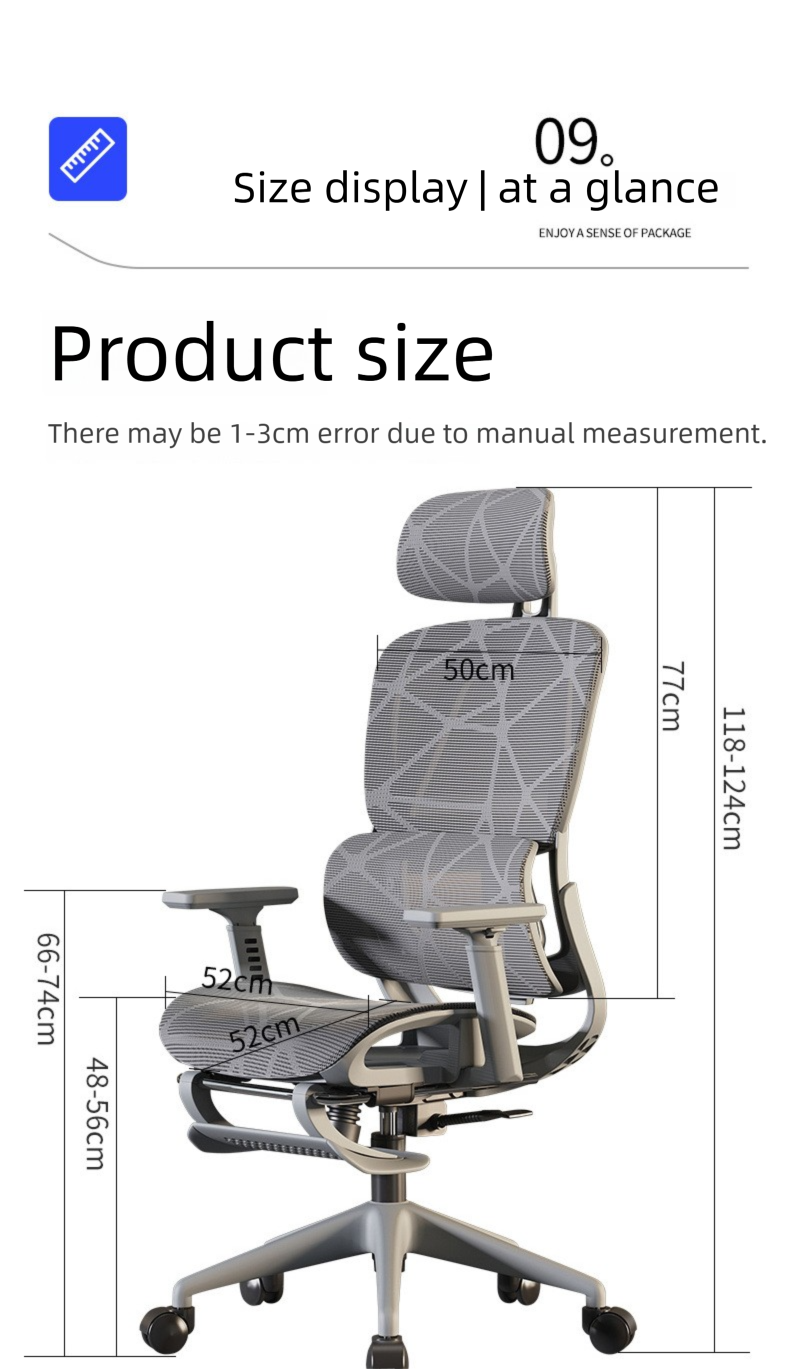 Office Chair,Modern Leather Office Chair,Commercial Office Chairs Supplier Ergonomic Mesh Office Chair Gaming and Computer Use Comfortable for Long Sitting Hours