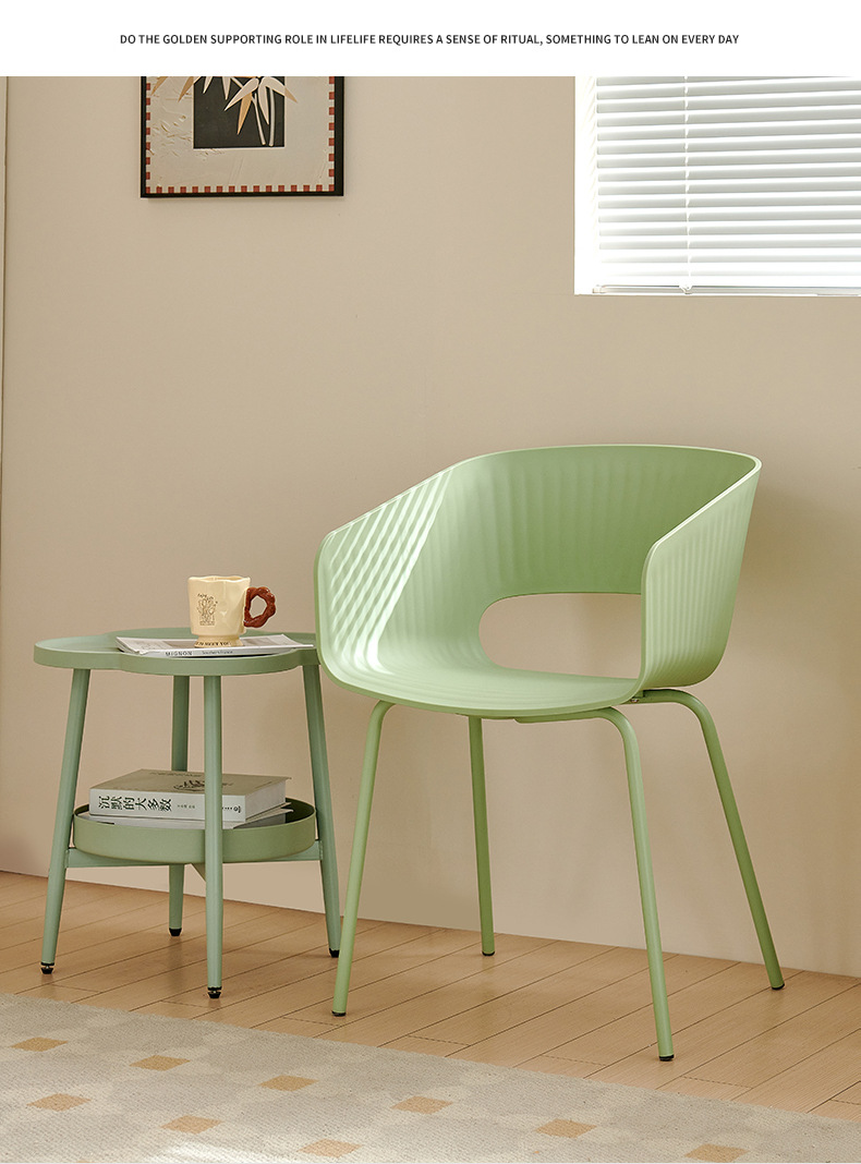 Coffee Chairs , Plastic Coffee Chairs , Nordic Plastic Coffee ChairsWholesale Nordic Coffee Chair PP Material Color Options White Grey Blue Orange Green For Commercial Cafe