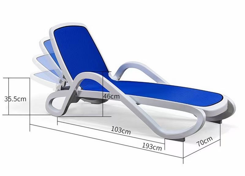 Beach Chairs,Luxury Beach Chairs,Sunday Beach Chair EaseNeat Portable Outdoor Furniture High Quality Plastic Beach Chairs and Sun Loungers for Hotels Terraces Pools Parks