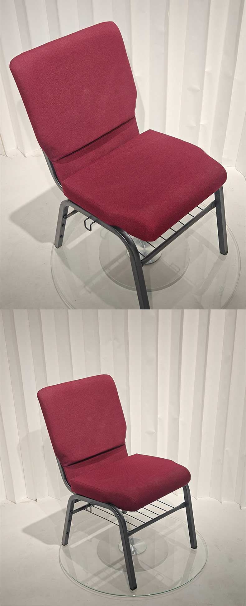 Church Chair,Cheap Church Chairs,Used Church Chairs Supplier Cheap Quality Church Chairs Bookshelf Metal Frame Stackable Thicken Fabric Upholstered Theatre Auditorium Meeting Room