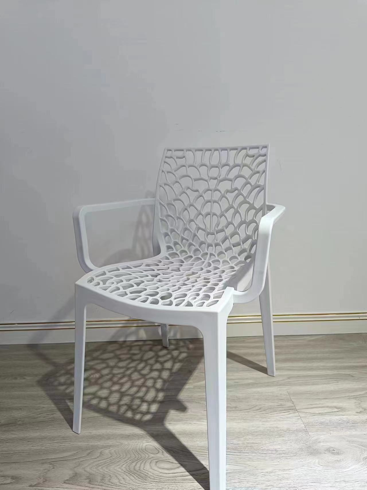 Wholesale Eco-Friendly Durable Modern Design Plastic Dining Chairs Stackable Home Furniture for Hotels Gardens Outdoor Leisure,Leisure Chair , Stackable Leisure Chair , Outdoor Stackable Leisure Chair