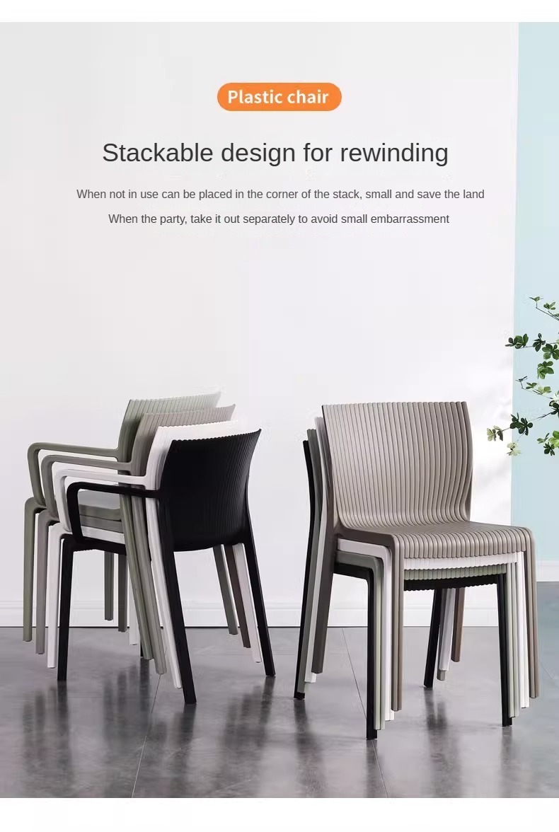 Cane Dining Chair , Plastic Cane Dining Chair , Thickened Plastic Cane Dining Chair,Thickened PP Cane Dining Chair Lightweight Strong and Perfect for Daily Dining