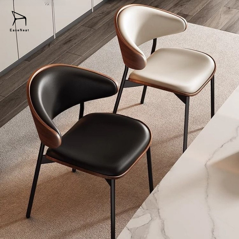 Leather Dining Chairs,Grey Faux Leather Dining Chairs,Pu Leather Dining Chairs Wholesale Living Room Furniture Kitchen Chairs Modern Luxury Dining Chairs