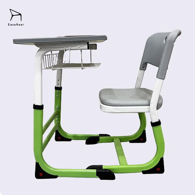 School Tables Chairs Set,Student Desk and Chair,Classroom Desks and Chairs EaseNeat Metal Modern School Classroom Furniture Student Single Table and Chair Set Height Adjustable School Table and Chair