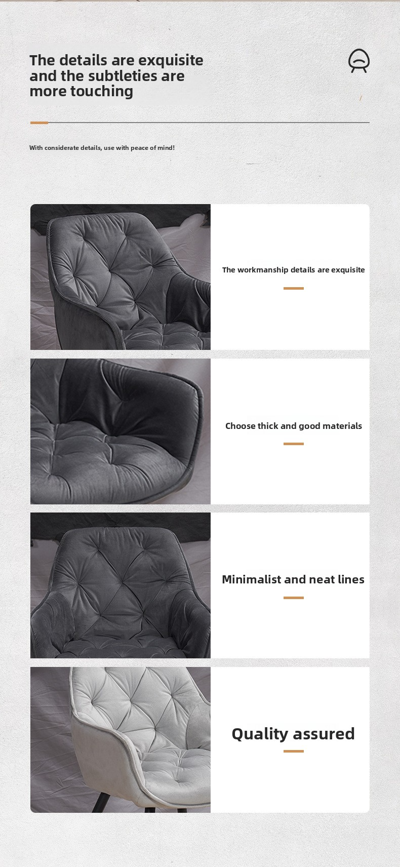 Velvet Dining Chairs,Velvet Upholstered Dining Chairs,Velvet Dining Room Chairs EaseNeat Modern Dining Chairs Home Luxury Simple Style Metal Leg Hotel Restaurant School Park