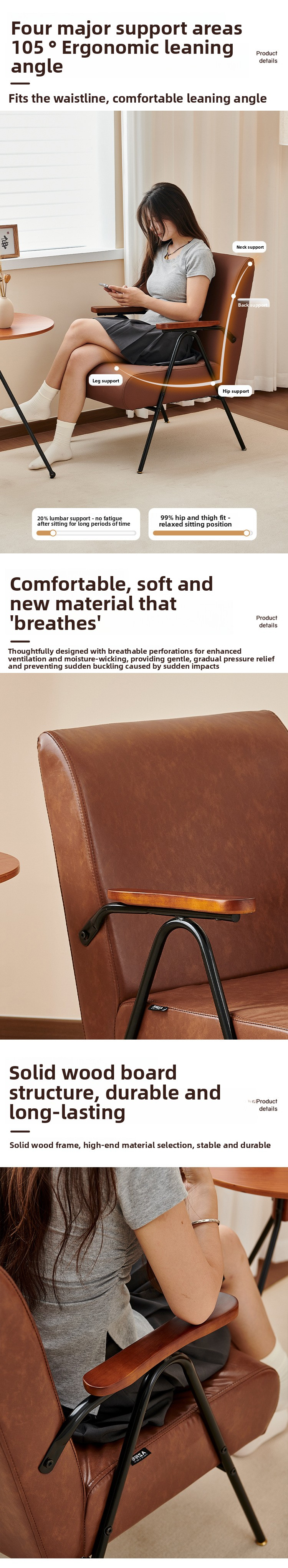 Living Room Chairs,Leather Accent Chairs for Living Room,Real Leather Recliner Supplier Single Chair Luxury Nordic Modern Metal Velvet Leather Living Room Chairs Furniture Sofa Lounge Chair