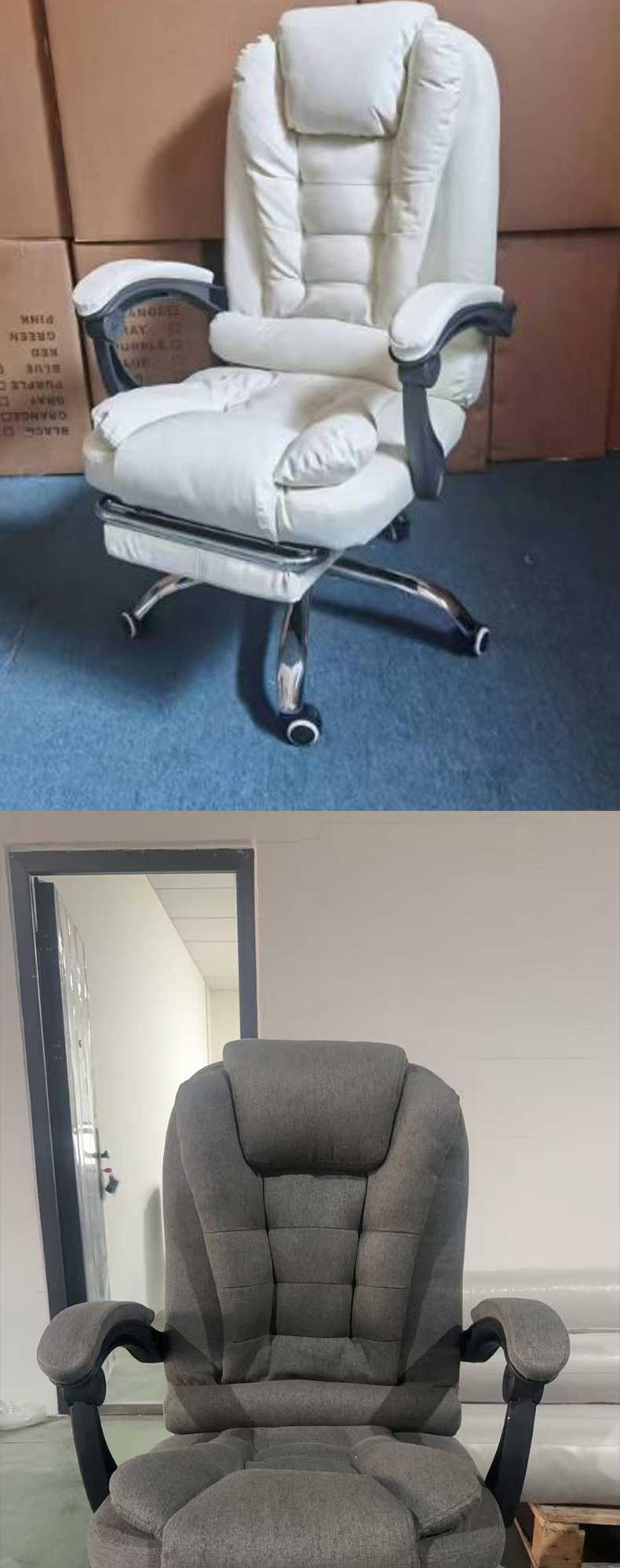 Office Chair,Conference Room Chairs with Wheels,Office Meeting Chairs EaseNeat Leather Computer Office Chair Reclining Lift Swivel Massage Comfortable for Home Study