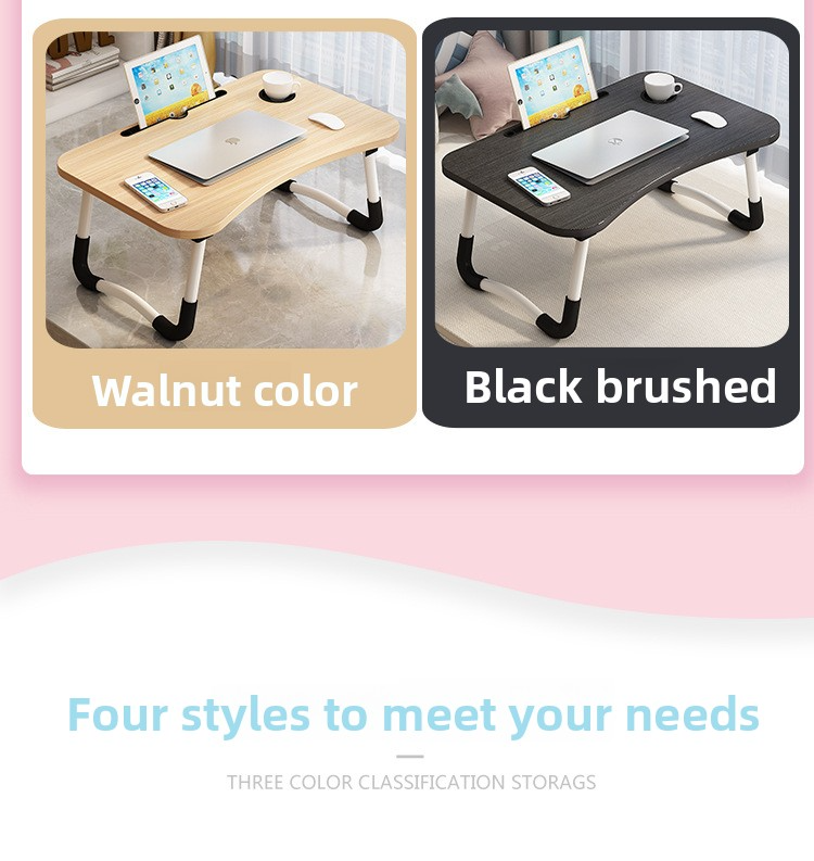 Wooden Folding Desk,Computer Desk,Computer Folding Desk Manufacturer Portable Foldable Wooden Computer Desk for Small Bed Student Dormitory