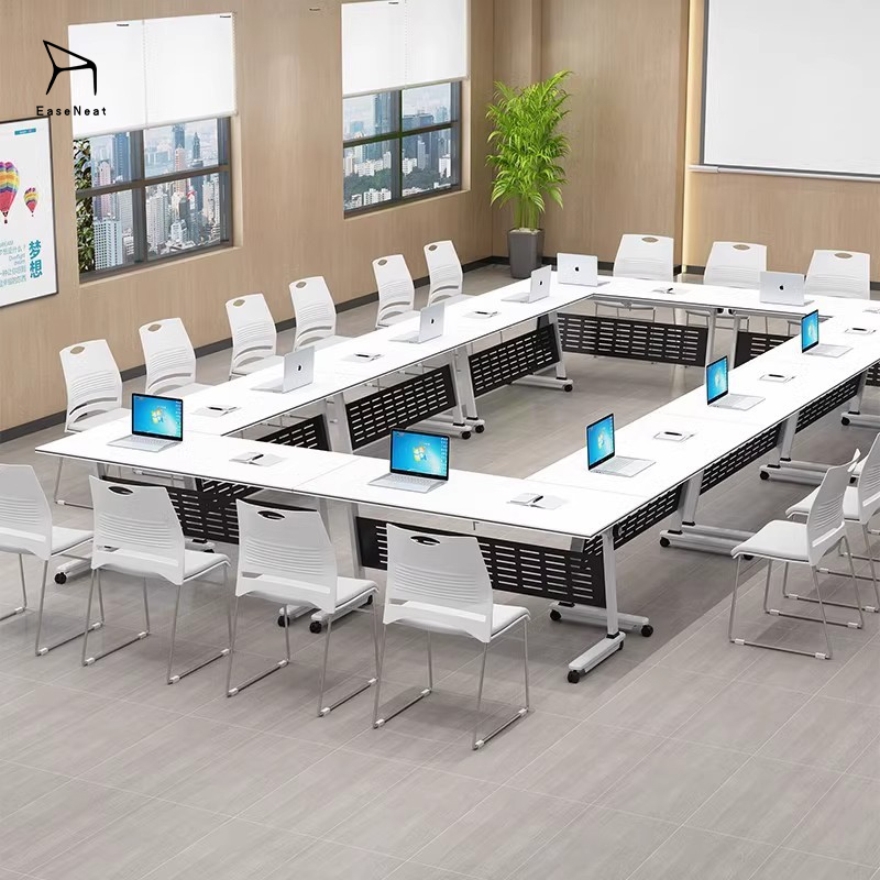 Folding Table,Commercial Folding Tables,Wholesale Folding Tables EaseNeat Office Furniture Folding Conference Room Meeting Study Desk Classroom Student Computer Desk