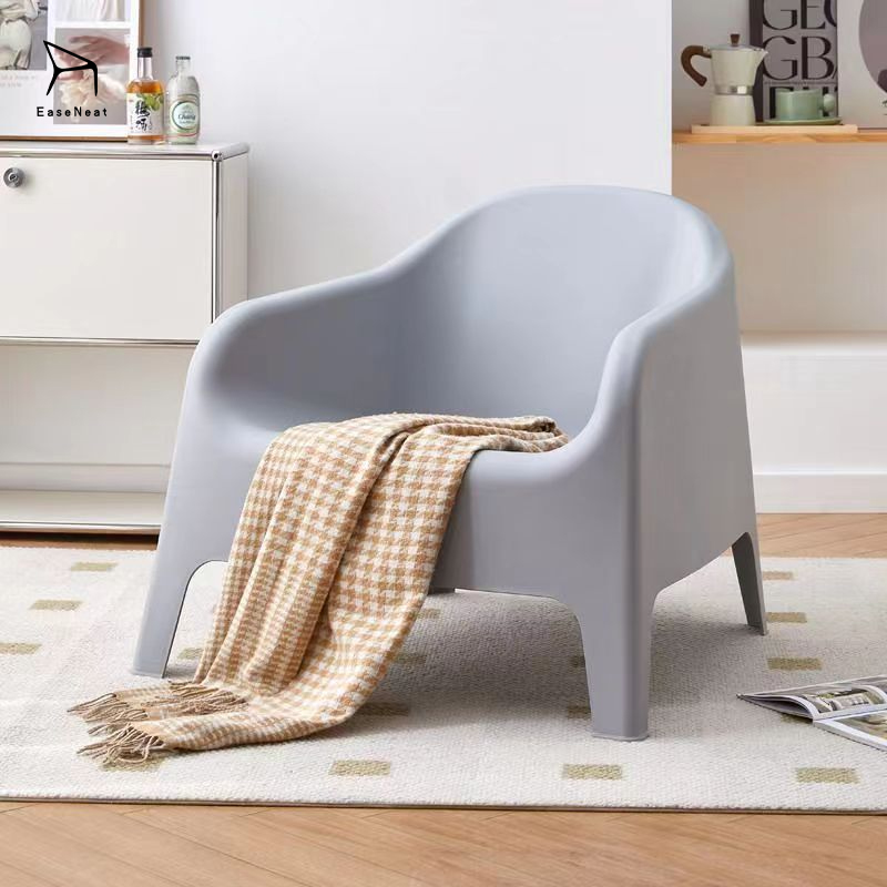 Living Room Sofa Chair,White Sofa Chair,Living Room Arm Chairs Manufacturer Modern Lazy Sofa Chair Dining Comfortable Plastic Chairs Leisure Household Furniture Living Room