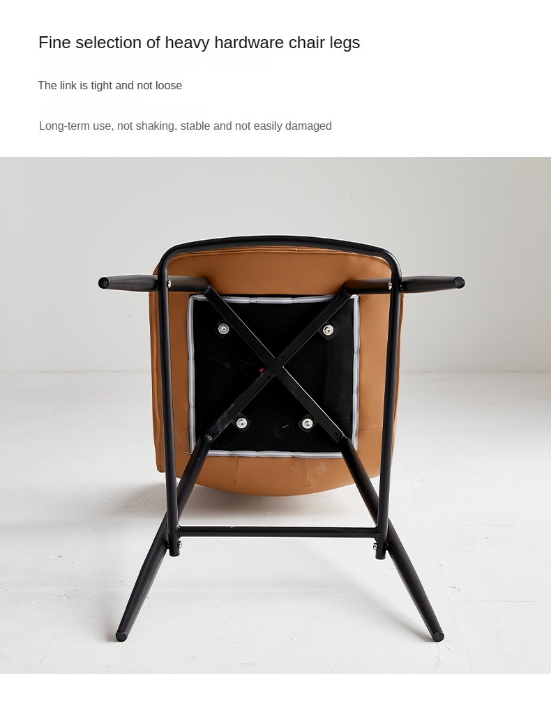 Luxurious Metal PU Leather Dining Chairs Soft-Padded High Platform Stools for Outdoor Living Room Hotels Restaurants Direct,black counter stools / Plastic black counter stools / Minimalist Plastic black counter stools