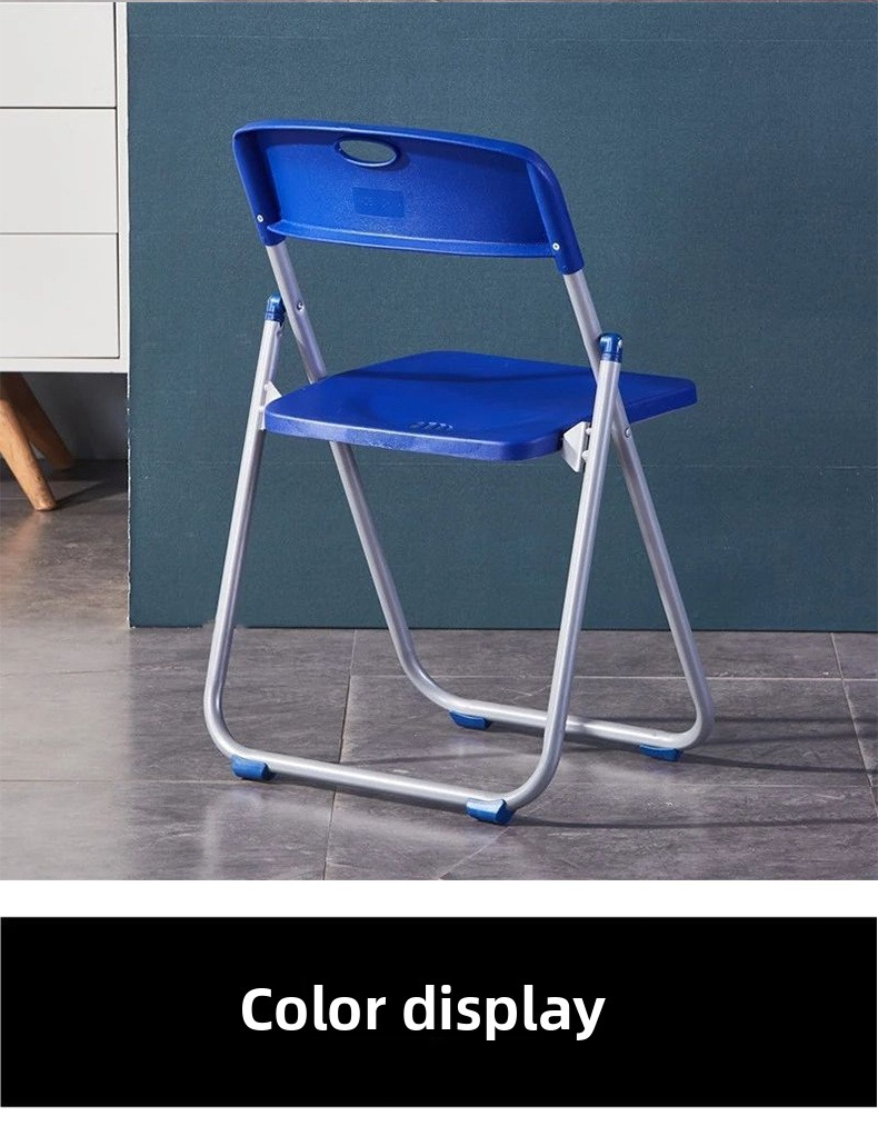 Plastic Folding Chair,Plastic Stack Chairs Outdoor,Black Folding Chairs Plastic EaseNeat Modern White Plastic Folding Dining Chair Family Office Conference Chair for Wedding Banquet Activity Home Furniture