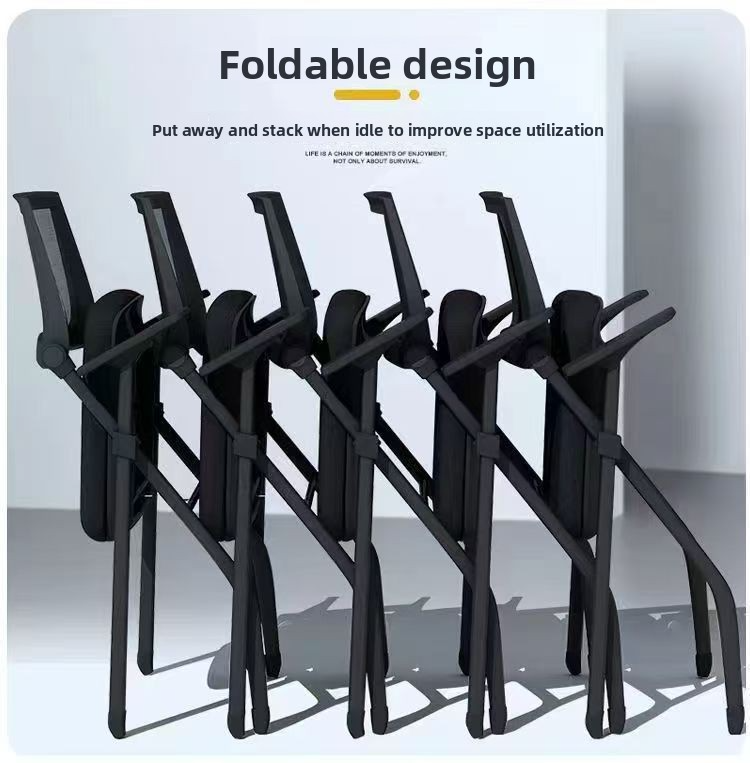 Office Chairs,Waiting Room Chairs with Arms,Quality Office Chairs EaseNeat Function Office Training Room Meeting Room Office Chairs Folding Chair with a Desk Board Meeting Study Chair