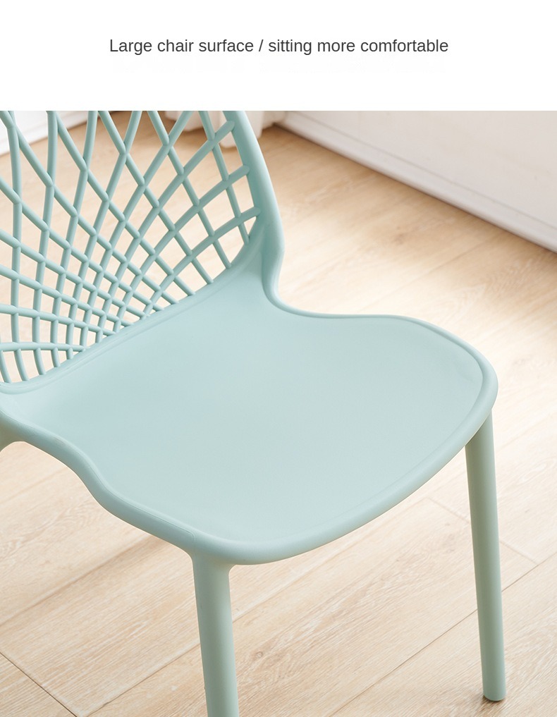 EaseNeat Modern Simple Design Color Stackable Plastic Dining Chairs for Restaurant Kitchen Cafe Hotel Family,Cheap Dining Chairs , Home Use Cheap Dining Chairs , Modern Home Use Cheap Dining Chairs