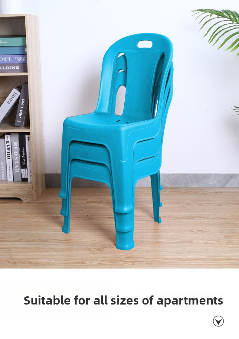 Plastic Chair,Blue Plastic Chairs,Hard Plastic Chairs Each size comes in three color options: blue, grayish purple, and red