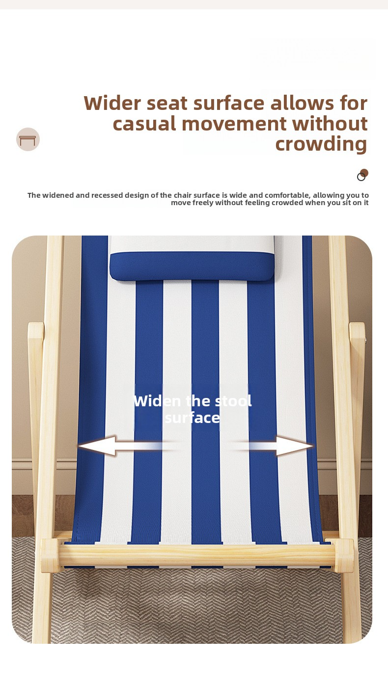 Beach Chairs,Best Backpack Beach Chairs,Most Comfortable Beach Chair EaseNeat New Adjustable Height Collapsible Wood Fabric Beach Chairs with Pillow Indoor Outdoor Beach Park Fishing Furniture