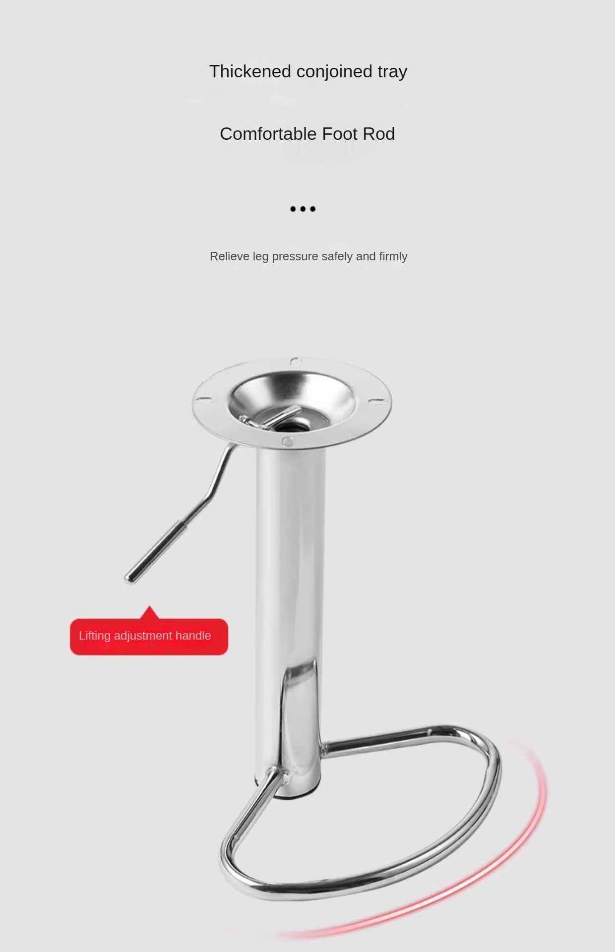 Modern Rotatable High Leg Stool Lightweight Plastic With Spray Adhesive Cotton For Restaurant Counter,comfortable counter stools , High comfortable counter stools , High Comfortable Counter Stools Leg