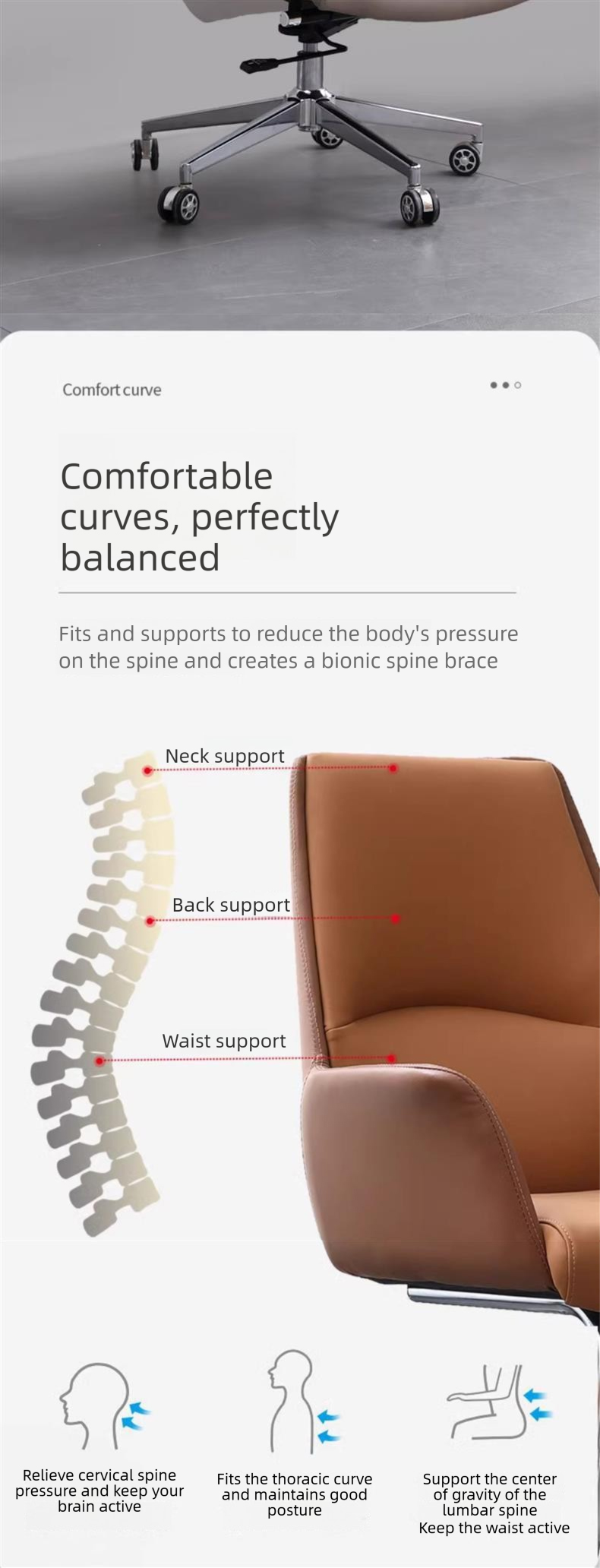 Leather Office Chair,Most Comfortable Computer Chair,Commercial Office Chairs Manufacturer Living Room Chairs Luxury Furniture Armchair Office Chair