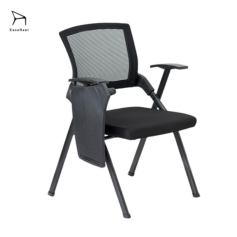 Folding Office Chair,Ergonomic Portable Chair,Folding Arm Desk Chair Supplier High Quality Network Office Chairs Folding Training Room Training Chair with Writing Desk