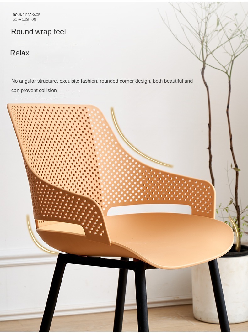 Restaurant Chair , Thickened Restaurant Chair , Iron Thickened Restaurant Chair,Wholesale Stable Durable Modern Plastic Dining Chairs with Metal Legs Indoor Outdoor Universal for Commercial Home Use