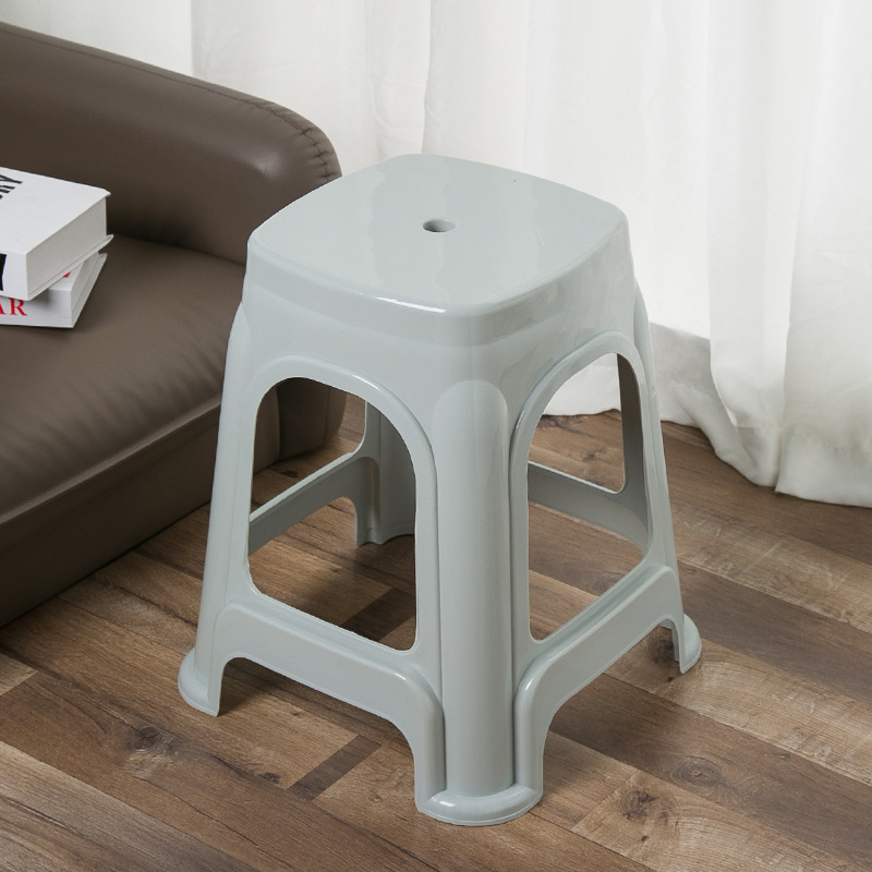 Chair Stool Plastic,Plastic Small Stool,Sitting Stool Plastic,Modern Portable Anti-Drop Plastic Chair Stool Household Stackable Ottomans for Bedroom School Warehouse Thickened Wholesalers