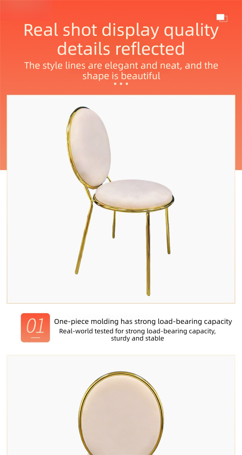 Dining Chair,Velvet Dining Chairs,Velvet Upholstered Dining Chairs Wholesale Modern European Style With Velvet Round Back Wedding Event Hotel Dining Chair