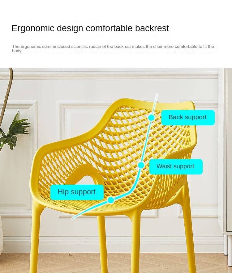 Hollow Chair , Plastic Hollow Chair , Thick Plastic Hollow Chair,Wholesale Thick Plastic Hollow Chair With 32cm Backrest For Bar Hotel Commercial Space