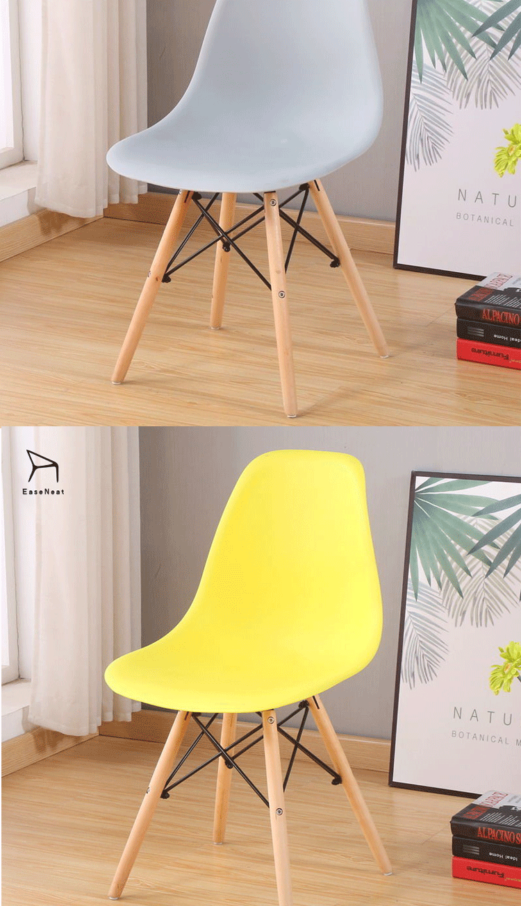 Chair Stool Plastic,Plastic Outside Chair,Plastic Chair Supplier,Modern Classic Plastic Dining Chairs with Wooden Legs Stackable Home Furniture for Dining Room for Mall Gym Low Price Supplier