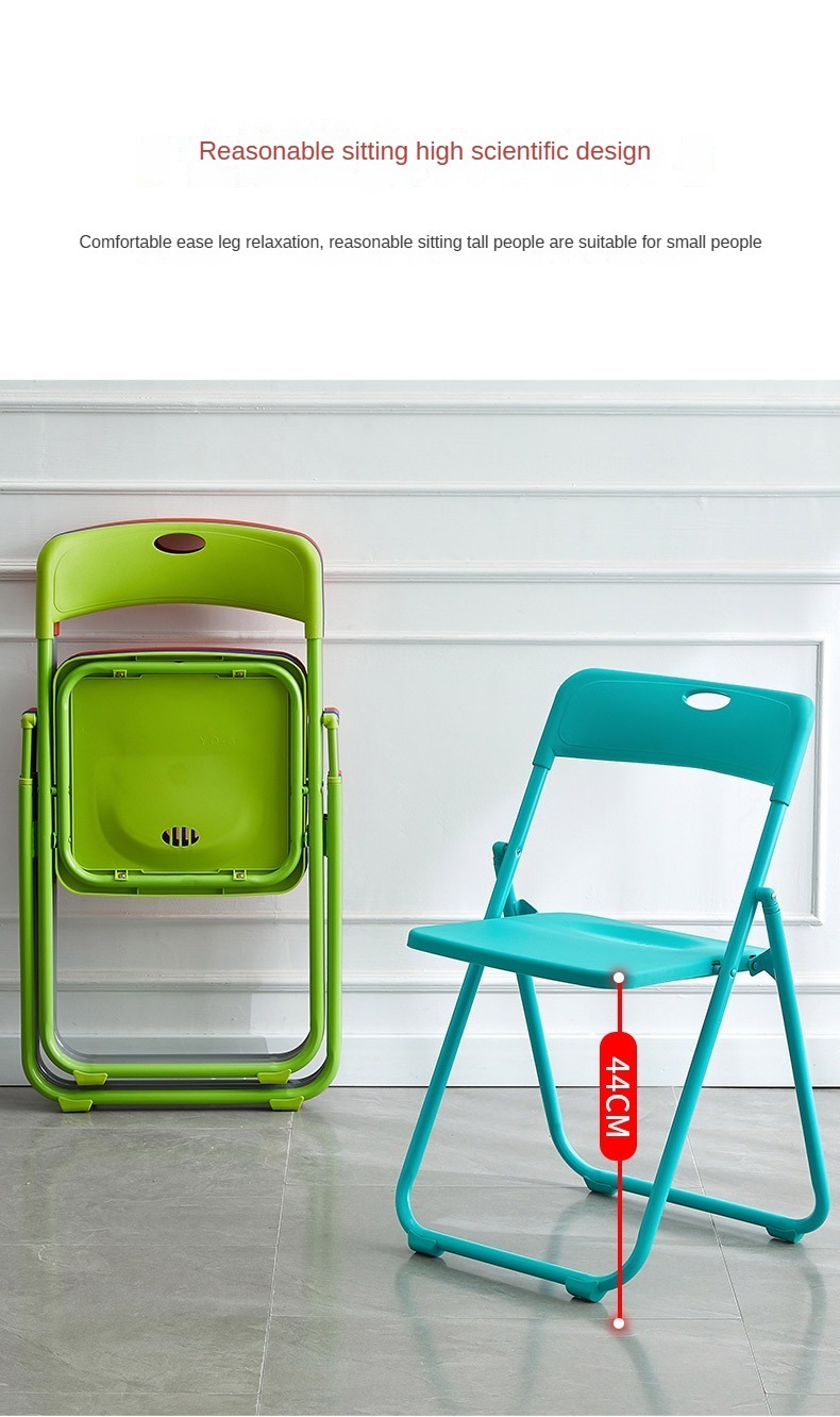 Modern Metal Outdoor Foldable Chairs Lightweight Contemporary Farmhouse Design for Dining Home Furniture-Wholesale Plastic,Exhibition Chair , Folding Exhibition Chair , Thickened Folding Exhibition Chair