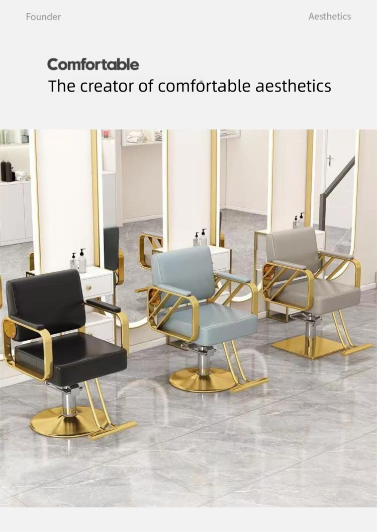 Barber Chair,Black Barber Chair,Barber Chairs Wholesale Supplier Modern Barber Chair Hydraulic Lift 360 Degree Rotation Leather Seat for Salon Barber Studio
