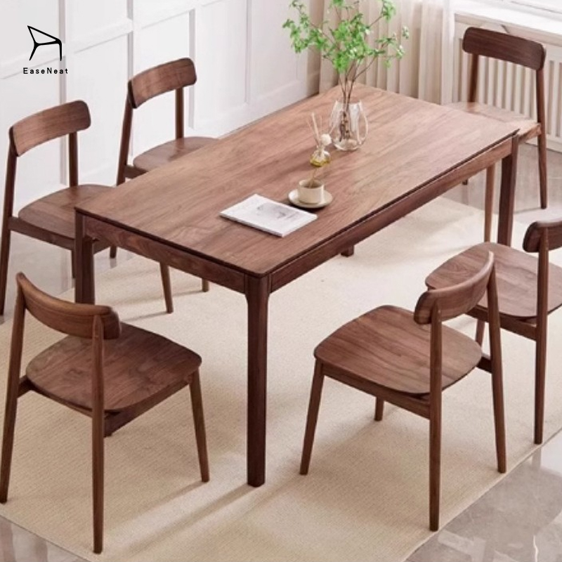 Solid Wood Dining Chairs,Natural Wood Dining Chairs,Solid Oak Dining Table and Chairs Supplier Dining Room Wood Dining Chairs Backrest Chair Nordic Style Coffee Shop Leisure Chair