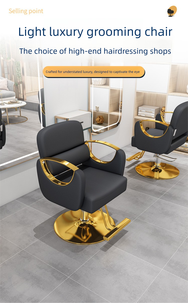 Barber Chair,Black Barber Chair,Barber Chairs Wholesale Wholesale Leather Swivel Adjustable Barber Chair Commercial Salon Furniture Eco Friendly Design