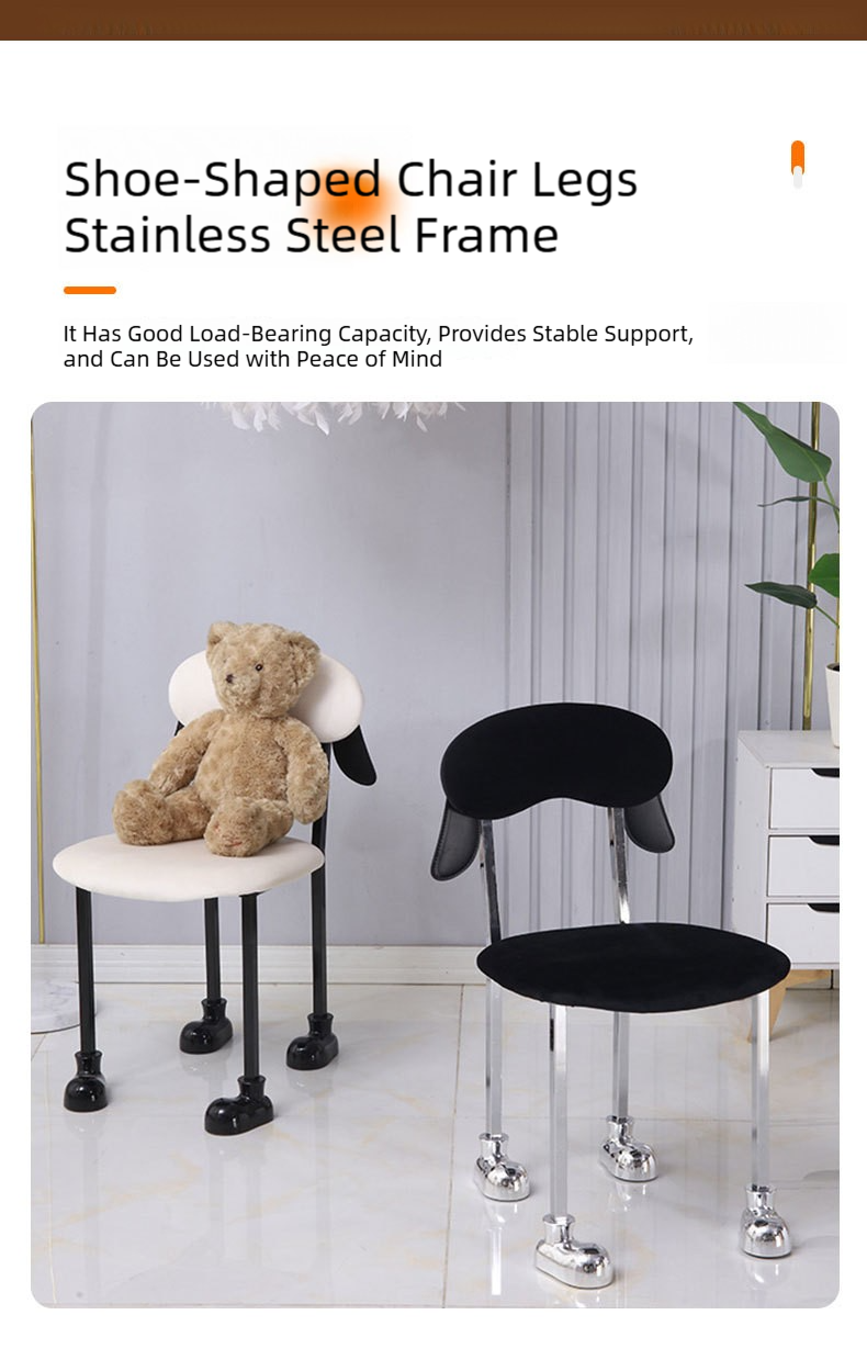 Dining Chair,Living Room Chairs,Hotel Dining Chairs Supplier Cream Style Dining Chair With Sheep Design and Cushion for Dining Room and Vanity