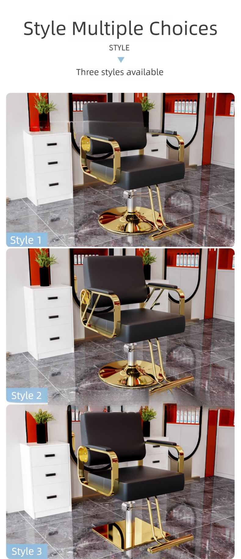 Barber Chair,Black Barber Chair,Barber Chairs Wholesale Supplier Leather Barber Chair Metal Frame for Beauty Salon Commercial Use