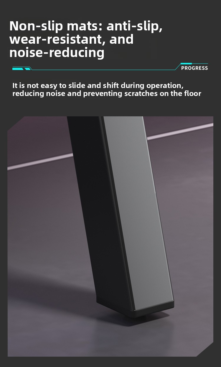 Gaming Desk,Long Gaming Desk,Metal Gaming Desk EaseNeat Modern Black Office Table Metal Base Ergonomic Gaming Table with RGB Lights