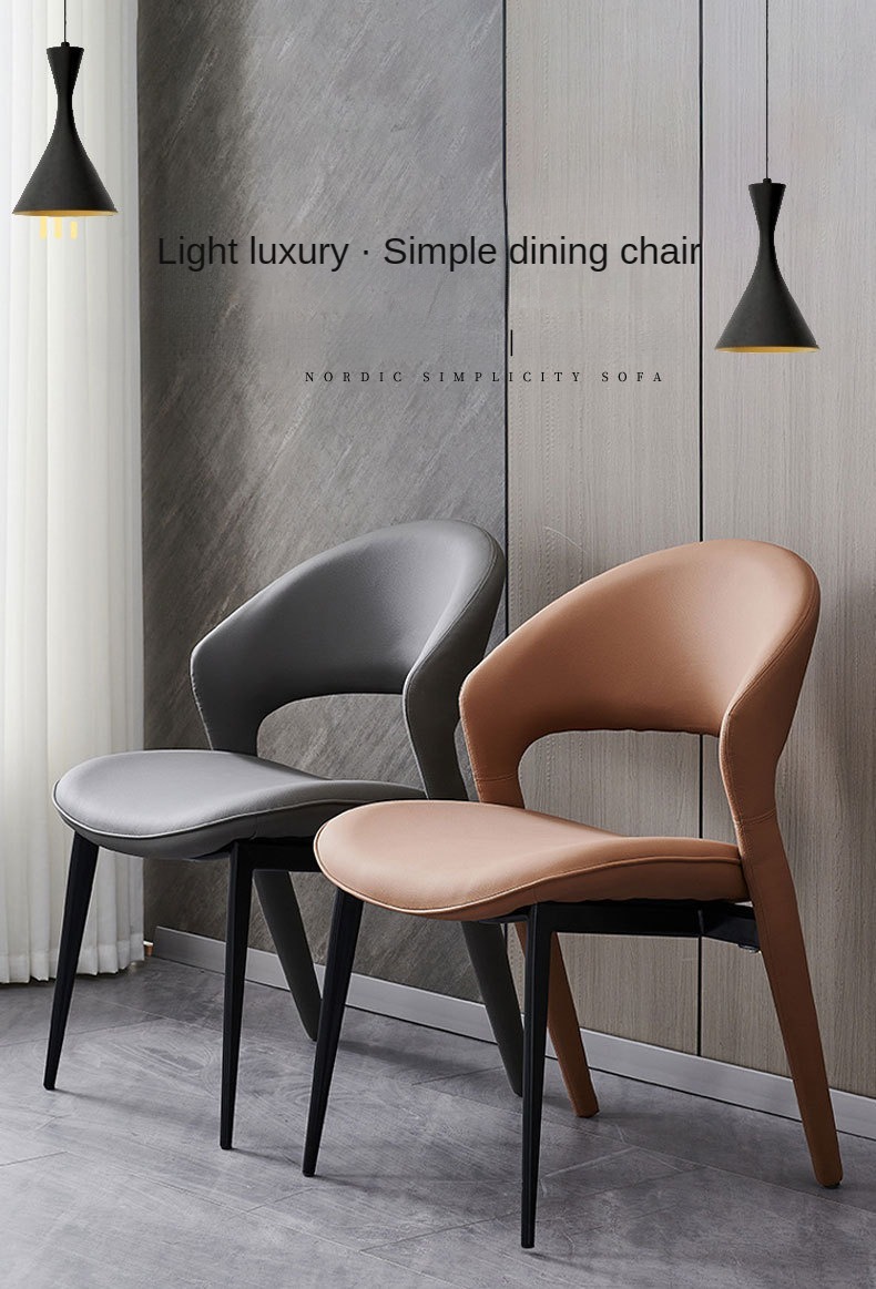 wholesale dining chairs , wholesale dining chairs iron , Manufacturer wholesale dining chairs iron,Iron Leather Dining Chair With 45CM Backrest Height For Restaurant Cafe Dining Room