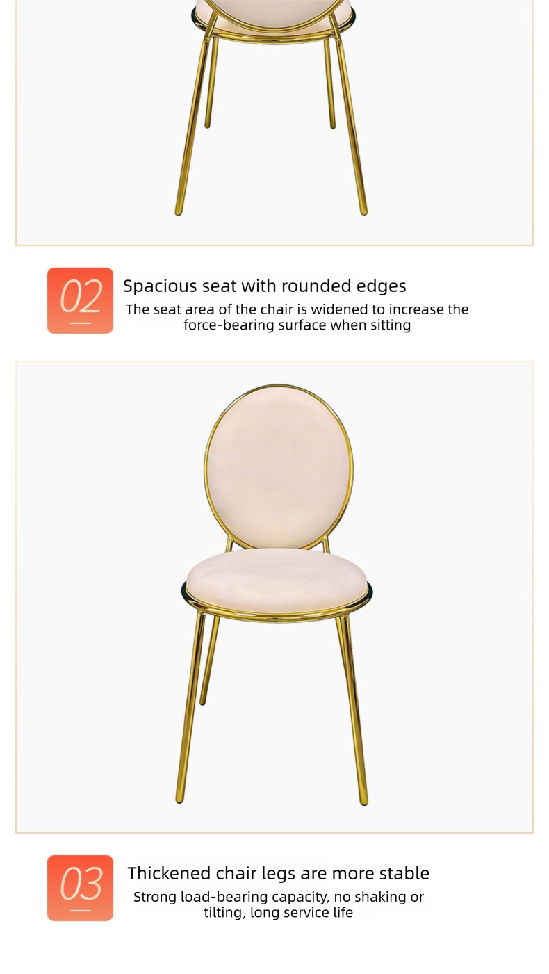 Dining Chair,Velvet Dining Chairs,Velvet Upholstered Dining Chairs Wholesale Modern European Style With Velvet Round Back Wedding Event Hotel Dining Chair