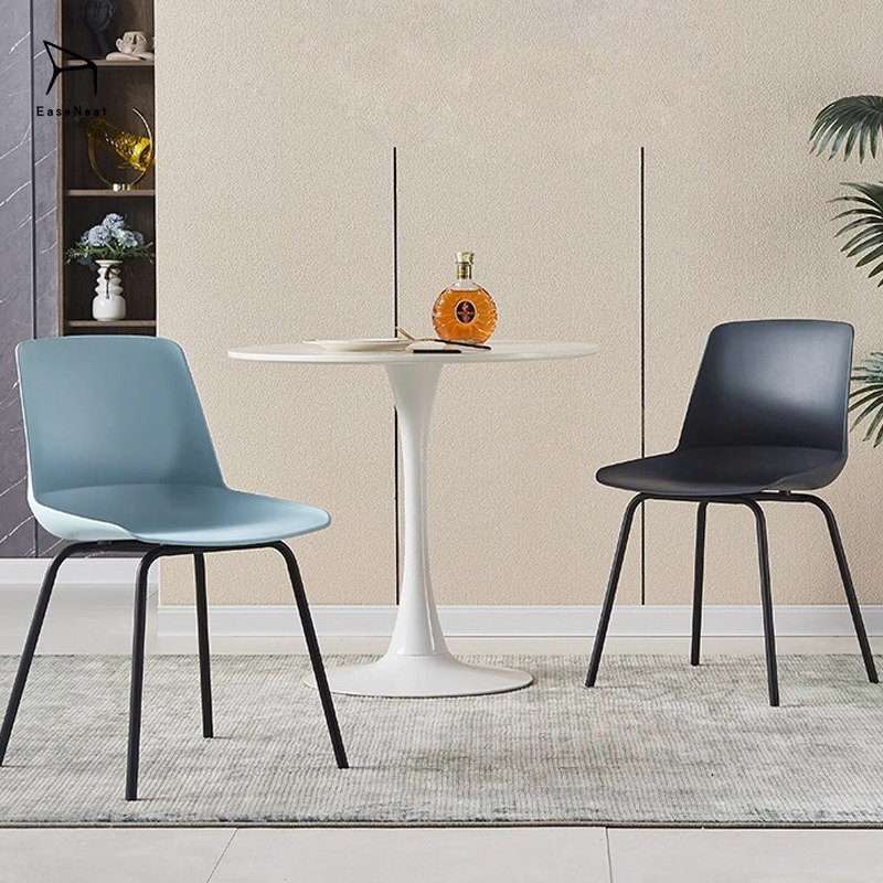 Plastic Dining Chair,Modern Plastic Dining Chairs,Plastic Dining Chairs Set of 4 Supplier Dark Gray PP Plastic Dining Chair Affordable For Coffee Shop Bistro Cafe Commercial Space