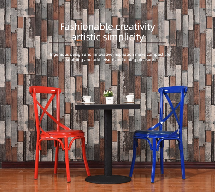 Metal Dining Chairs,Modern Metal Dining Chairs,Dining Chairs with Gold Legs EaseNeat Luxurious Living Room Furniture Banquet Crossed Backrest Metal Hotel Chairs