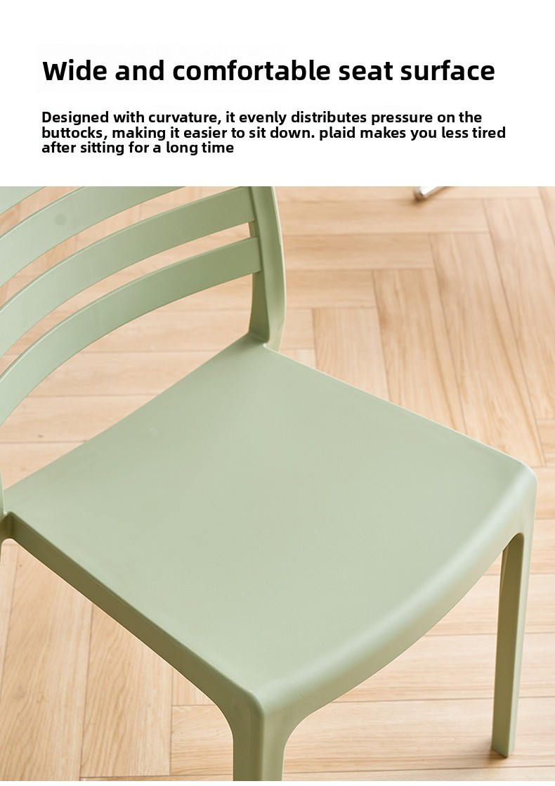 Dining Chairs,Plastic Outdoor Dining Chairs,White Plastic Dining Chairs EaseNeat Modern Cheap Plastic Dining Chairs Color Thick Light Stackable with Armrest Hotel Dining Room Garden Terrace Furniture