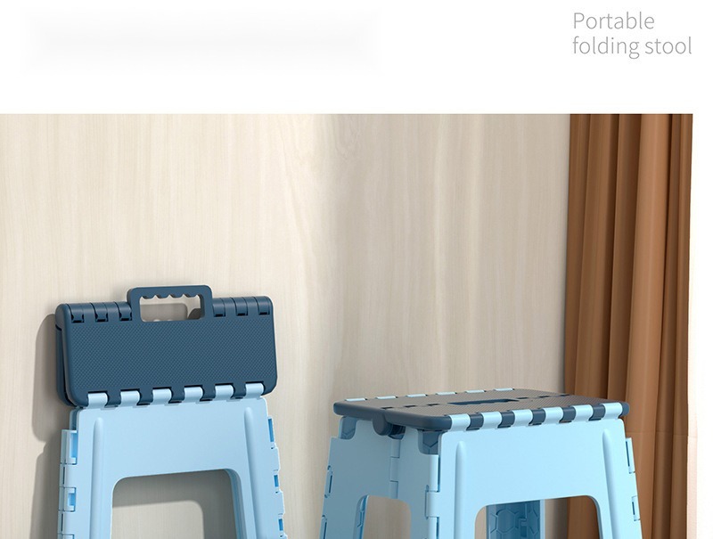 Fold out Stool,Outdoor Folding Stool,Folding Travel Stool,Manufacturers' Convenient Portable Outdoor Travel Stool Foldable and Telescopic Design Modern Style Stackable Plastic